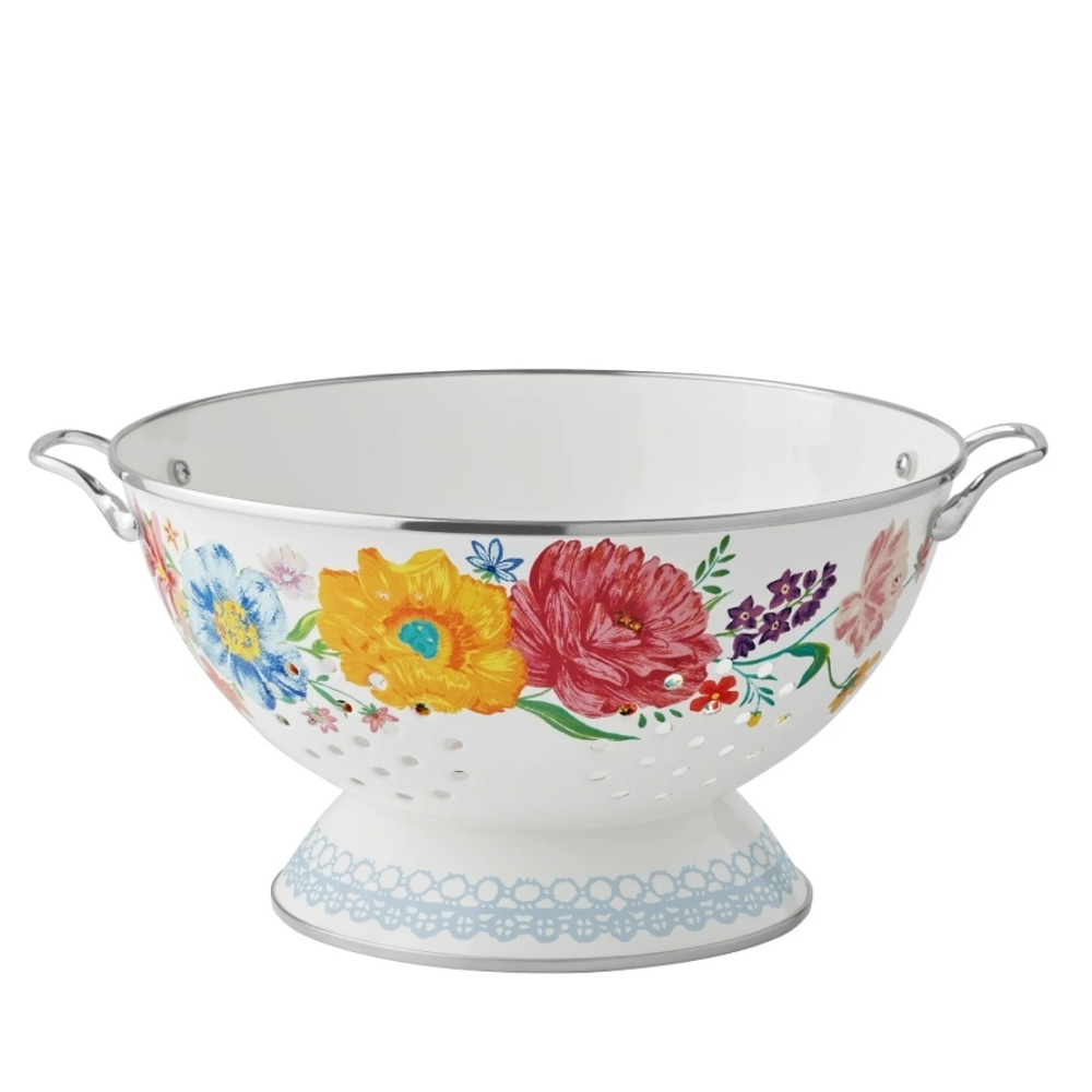 ❤️ New Pioneer Woman Brilliant Blooms 5-Quart Colander